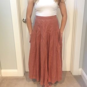 Long flowy skirt ankle length